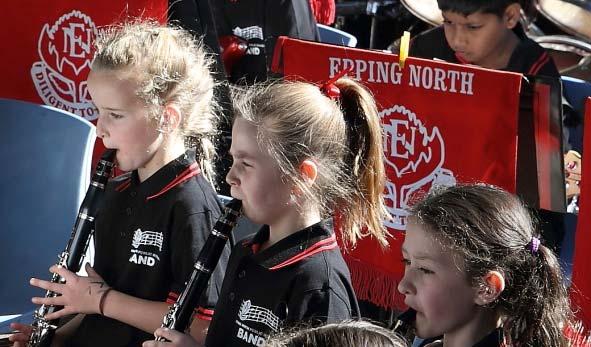 Band The band program at ENPS has continued t o b e successful in 2015. Approximately 90 students from Years 3 to 6 were part of the band program.