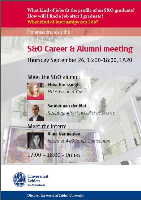 Alumni of our program will tell you about their experiences Alumni Career Days