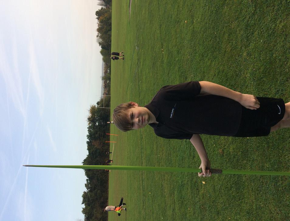 57 metres when he competed against other U13s in the Kent Championships, making him not only the Kent U13 Champion but third in his age group in the UK.
