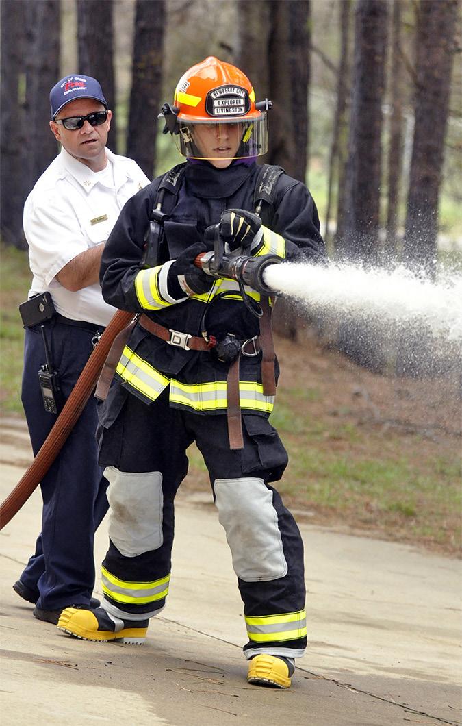The City of Greer Fire Department hosted the 2017 Skills Competition March 31 at the Hood Road Burn Tower for vocational students from across South Carolina.