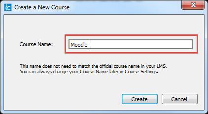5. Select the course you created. 6. Click the Settings button. 7.