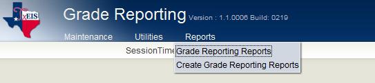 Print Final Report Cards and End of Year reports: From the Grade Reporting application select Reports>Grade Reporting Reports.