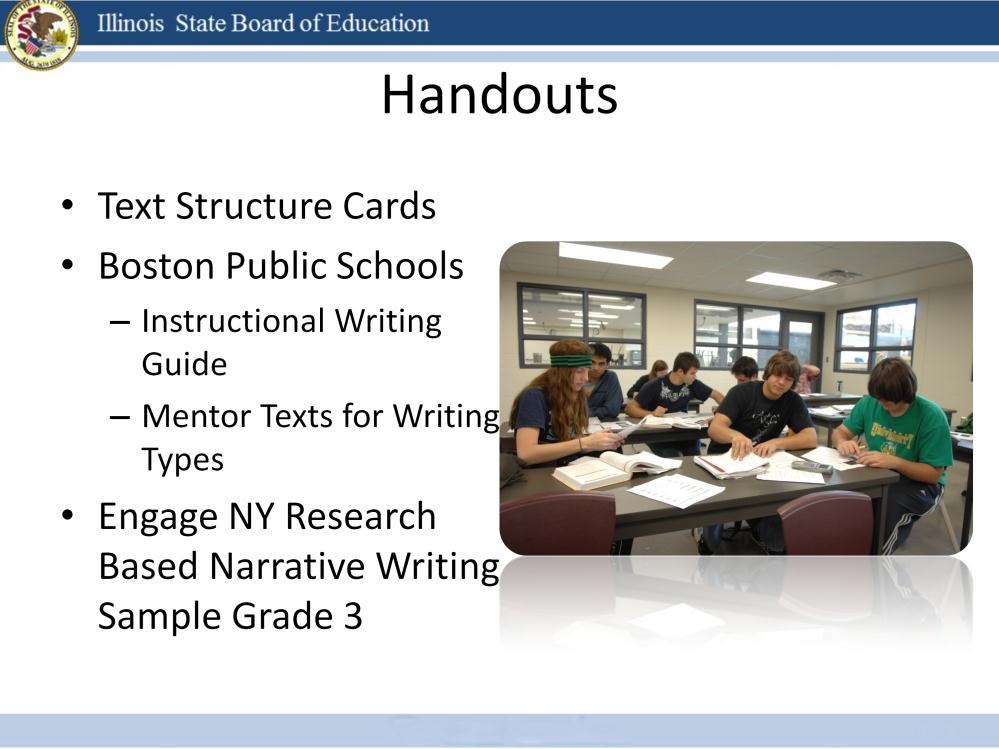 Handout #5: Dr. Deb Wahlstrom s Text Structure Content Cards Retrieved from: http://datadeb.files.wordpress.com/2012/02/001_text_structuresdeb-wahsltrom.