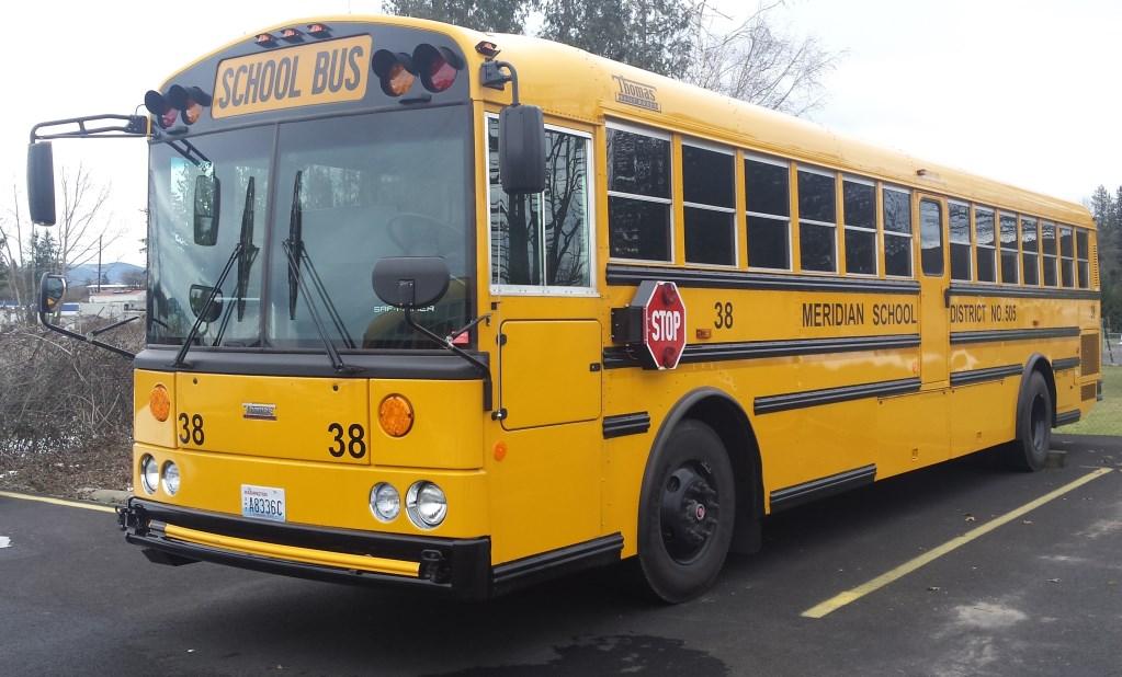 District Adds Another New Bus The Meridian School District continues to upgrade our fleet of school buses.