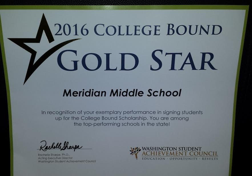 edu. MMS Earns Another College Bound Scholarship Gold Star Award MMS was named as a Gold Star school for their high level of commitment to