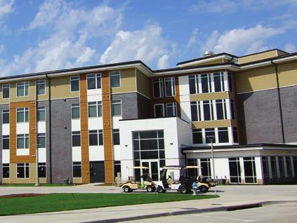 Commons Residence Halls. The apartments offer a variety of furnished and unfurnished floor plans.