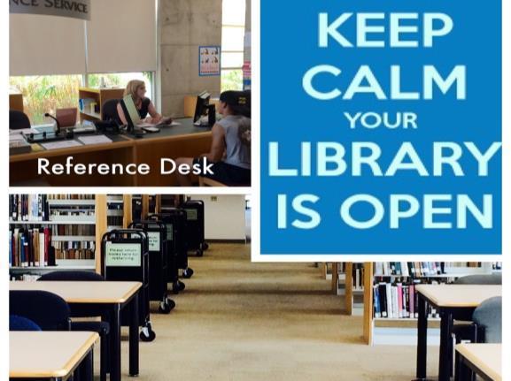 Reference Desk First Floor Circulating Book Collection