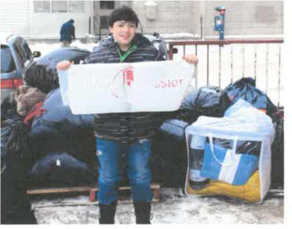 My name is Zach. I am in Grade 6. This past December, I decided that I wanted to do something to help others. S0, I had a blanket drive for the homeless people of Winnipeg.