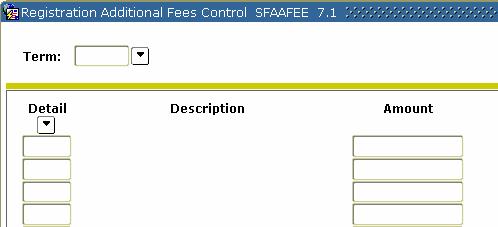 Section B: Set Up Assigning Additional Fees Introduction Institutions have the option to develop additional, term-based fees. These fees must be set up one time per semester.