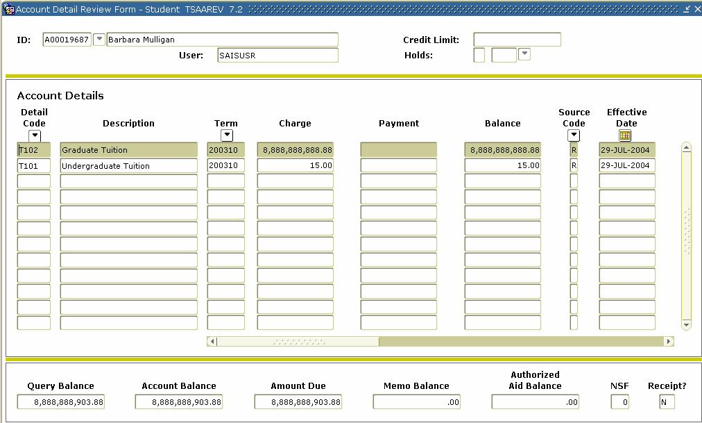 Section C: Day-to-Day Operations Reviewing the Account Detail Introduction The Account Detail Review