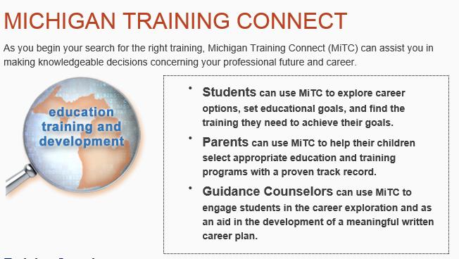WIOA Registered Apprenticeship Under WIOA, Registered Apprenticeship program sponsors may choose to be listed on Michigan Training Connect (MiTC). http://mitalent.org/mitc The process is streamlined.