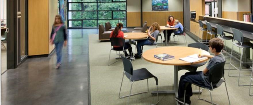 integrate writable surfaces, seating