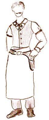 costume pattern, or the Sheriff costume pattern is often related by