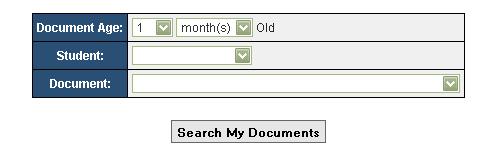 My Documents This page lists the documents created by you and documents created by other users for students for whom you are the current teacher of record.
