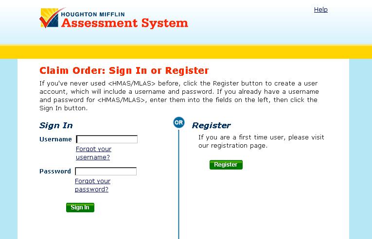 Registering as a First-Time User o If you are a first-time user, click Register o Note: You will be registered as an HM Online System