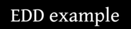 EDD example defining metasymbol : definition separator metasymbol terminator metasymbol ; postfix optionality
