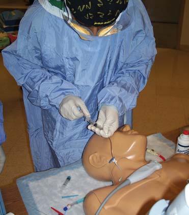 To enhance the learning experience, the Clinical Simulation Center integrates several approaches including actors trained to respond as standardized patients, responsive human-like mannequins which