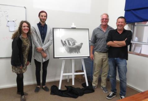 Jono Dry (who was at Bridge House until his Grade 10 year) was one of the artists and it made sense to commission a drawing from him that was symbolic of one of the ways that we see