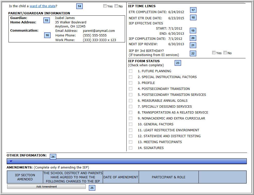 DATA MAPPING This section provides data source and destination information, where applicable, for all fields on the form.