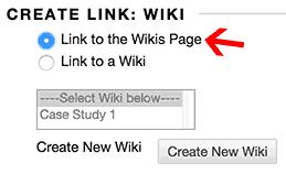 Click on the Collaboration that you have just created on sidebar. 2. Mouseover Tools and click Wikis. 3.