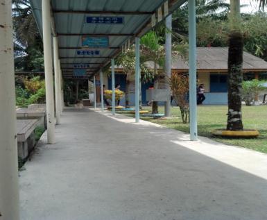 Corridor of the Sekolah Jenis Kebangsaan (Cina) Chi Sheng 2 Sekolah Jenis Kebangsaan (Cina) Chi Sheng 2 was founded in 1936 before Rantau Panjang village was established (1937).