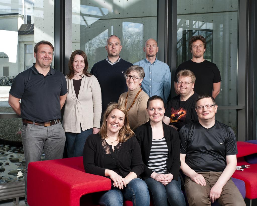 Appendix 6: ecampus staff Figure 18: ecampus team in 2015 (Photo: Mattis Daae) Back row, from left: Freddy Barstad (on loan from NTNU as project manager for digital examinations), Alice Sporstøl,