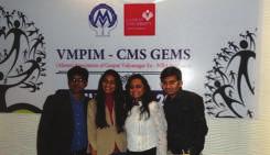 Alumni database of CMS and VMPIM students was launched during this alumni meet.