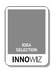 - Opportunity delineation and problem definition - Compiling relevant information - Generating ideas - Evaluating and prioritizing ideas - Developing implementation plan INNOWIZ rather sees the