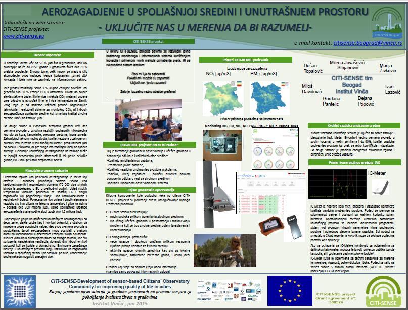 One successful story of engagement activities was a presentation of results of the measurement campaign with IC-meters in an