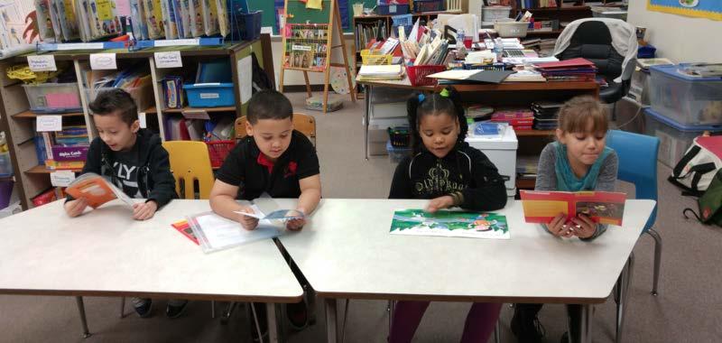 Yeira Perez (left), grade 4 learns about the parts