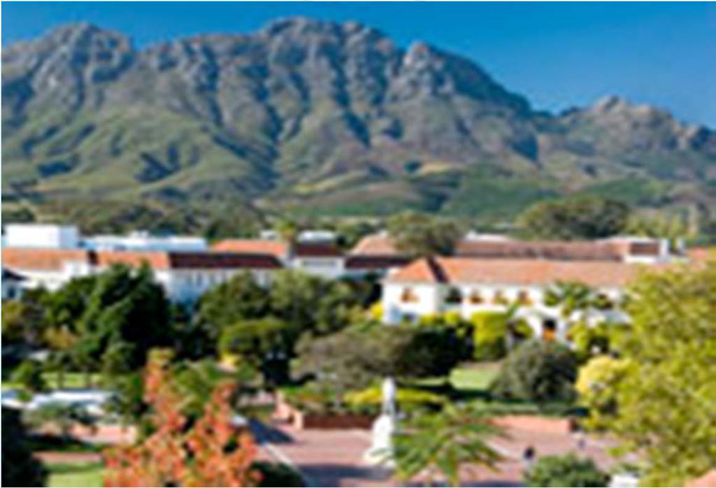 Stellenbosch University was my host.