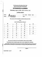 Student Name: Record your answers to the Part I multiple-choice questions on the separate answer. This PDF book incorporate august 2012 algebra regents answers conduct.