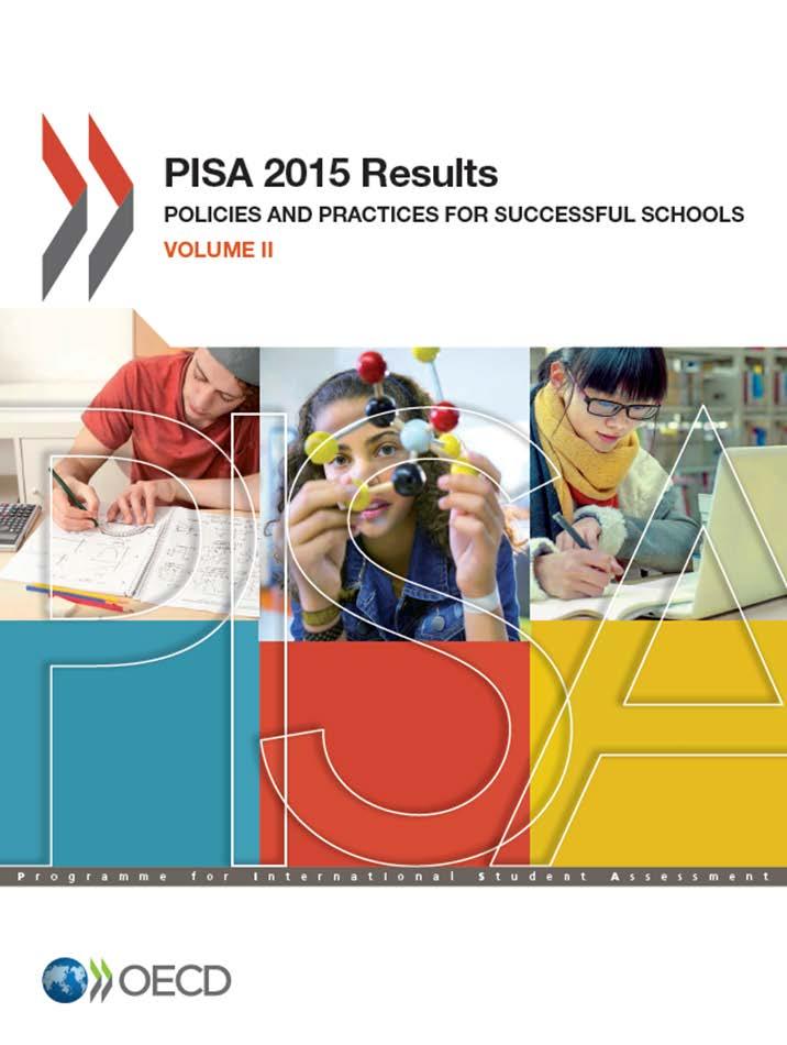 PISA Results Volume II Examines how student performance is associated with various characteristics of individual schools and school systems, including the resources