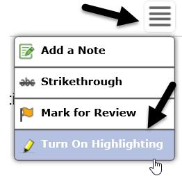 Select the Unmark for Review to remove the flag.