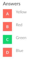 Note that you can also scan Plickers cards without setting correct answers; this may come in handy for student surveys.