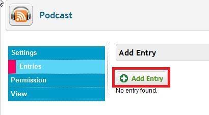 to customize the Podcast s privacy D: Allows user to customize if comments are