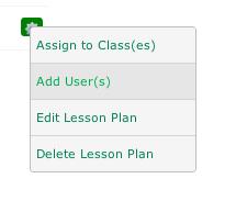 8. You can share your Lesson Plan with individual teachers or with all of the teachers in your school.