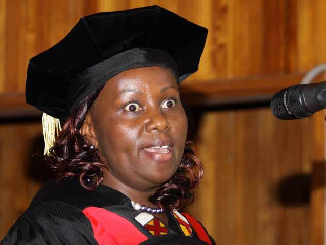 Prof. Patricia Kameri-Mbote presented her inaugural lecture on Multitiple Exclusions of Law and Legal Discourses.