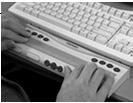 reading software Jaws; Voice Over Braille translation software for embossing Refreshable Braille Tactile