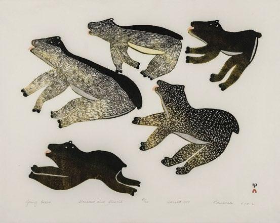 PITSEOLAK ASHOONA BY SHAHROZ DHILLON Inuit artist Pitseolak Ashoona was born in 1904 while her family was traveling through the Canadian north, between Quebec and Baffin Island.