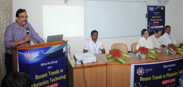 Vikaram Palodiya President of ISM SPIE Student Chapter. Mr.