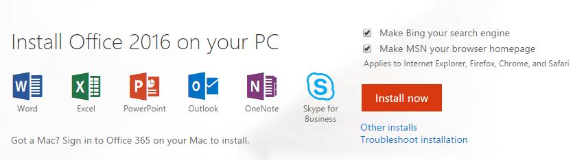 Download and Install Office 365 (2013 apps) 1. Warning: MAKE SURE YOU GET OFFICE 2013.
