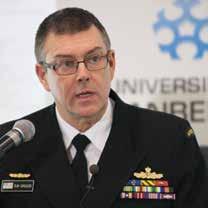 CAMPUS AND COMMuniTY Chief of Navy discusses security Vice Admiral Ray Griggs AO, CSC, Ran, Chief of Navy, spoke at the University of Canberra as part of the National Security Lecture Series on 26