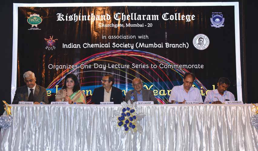 The International Year of Light - 2015 A one-day lecture series was organized to commemorate the celebration of The International Year of Light in association