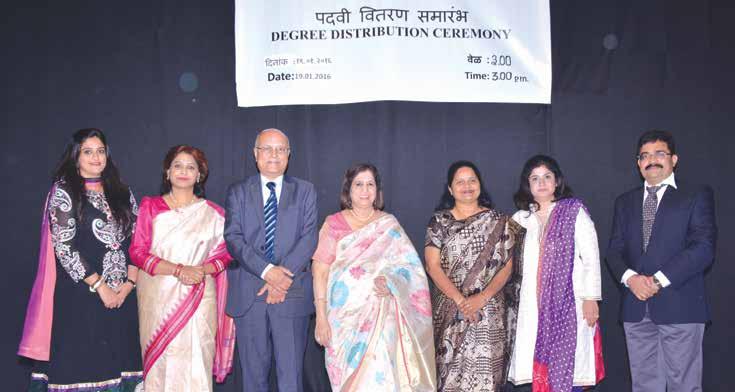 Convocation Ceremony The Convocation Ceremony for Degree College students of Commerce, Arts and Mass Media, Batch of 2015-16, was held on 19 th January, 2016, in the