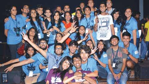 and B.Sc. students. On 11 th August, the committee revealed the theme for Kiran 2015 Get Unconventional, during the Curtain Raiser. In association with Hindustan Times, S.Co.P.E.
