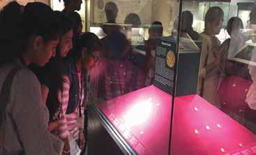 The first year students also had an in-depth lecture demonstration at the Dr. Bhau Daji Lad museum. They also visited an exhibition on Chamba rumals organised by the museum.