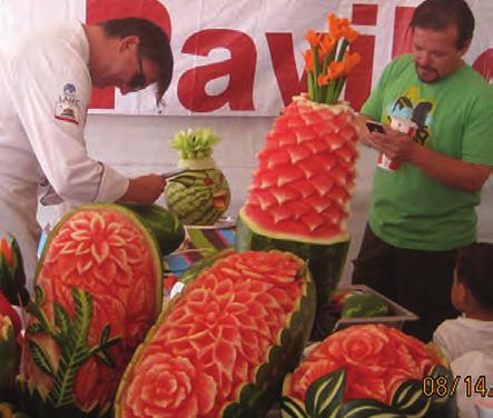 The first known melon harvest was roughly 5,000 years ago in Egypt, according to Internet Fun Facts, and is seen in