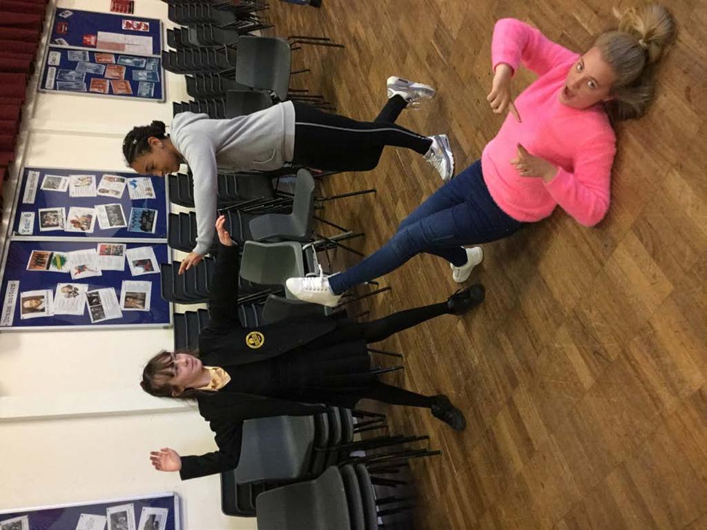 Park students worked with students from Pilton to enhance their performance skills and focus upon