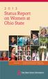 Status Report on Women at Ohio State